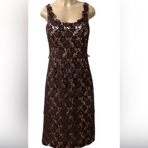NWT JS Boutique Brown Cocktail Dress. Size 12